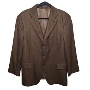 Arnold Brant Men's Blazer Suit Jacket 44R Colombo 100% Pure Cashmere 3 Button